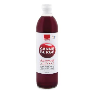 Jus de canneberges - 100% Pur sans sucre