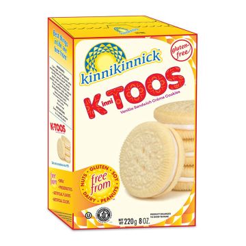 Biscuits à la crème KinniToos sans gluten - Vanille