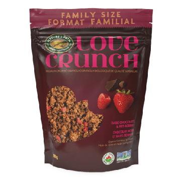 Love Crunch Organic Dark Chocolate and Red Berries Granola - Eco Pac