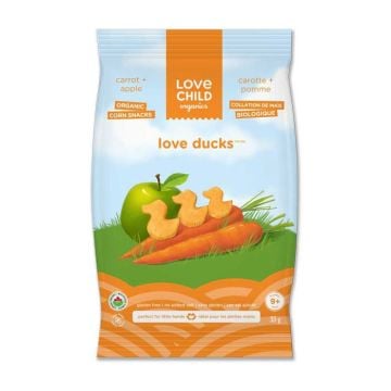 Organic corn snacks - Carrot & apple