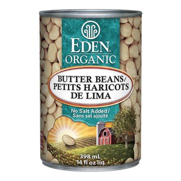 Petits haricots de Lima biologiques