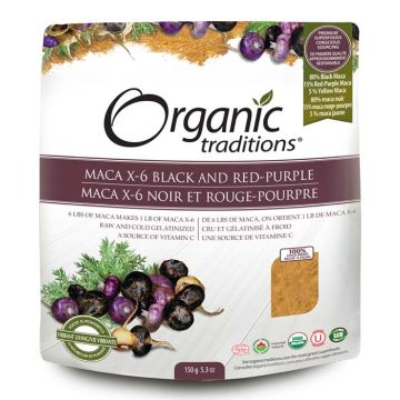 Maca X-6 noir et rouge pourpre biologique