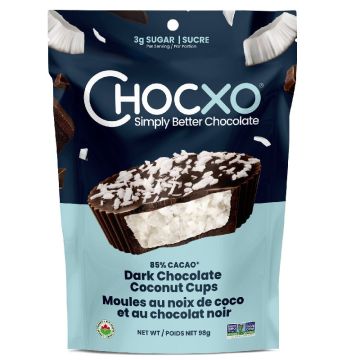 Moules noix de coco biologiques  - Chocolat noir 85%