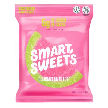 Bonbons gélifiés à base de plantes - Sourmelon bites