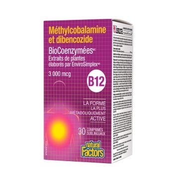 Méthylcobalamine et dibencozide BioCoenzymées 3000mcg