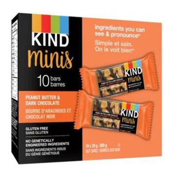 Minis bars - Peanut butter and dark chocolate (Gluten free)