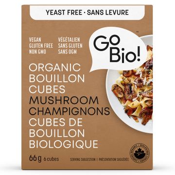 Cubes bouillon biologique - Champignons sans levure