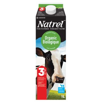 Lait 3,8% finement filtré biologique