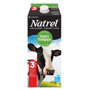 Lait 3,8% finement filtré biologique