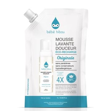 Mousse lavante douceur éco recharge - Originale