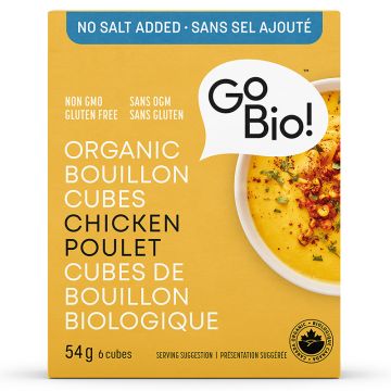 Cubes bouillon biologique -  Poulet sans sel ajouté