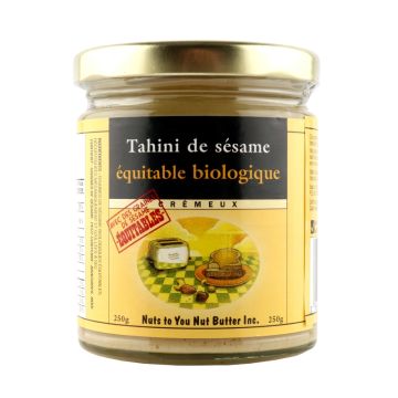 Tahini de sésame équitable crémeux biologique