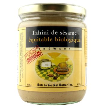 Tahini de sésame équitable crémeux biologique