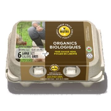 Organic Large Size Brown Eggs