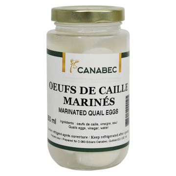 Oeufs de cailles marinés 