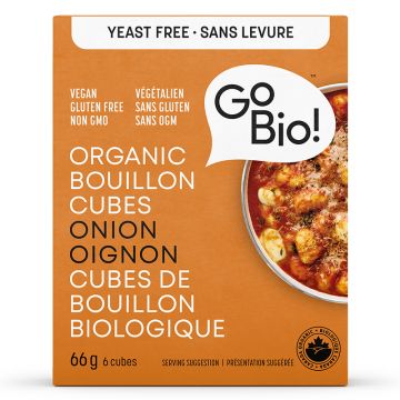 Cubes bouillon biologique - Oignon sans levure