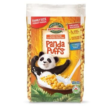 Céréales Envirokidz Panda Puffs au beurre d'arachide biologiques -  Eco Pac