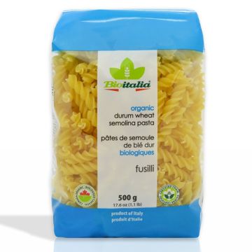 Pâtes fusilli biologiques