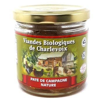 Organic verrines - Plain pâté de campagne