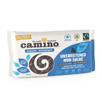 Fairtrade Organic  100% Unsweetened Dark 100% Chocolate Chips