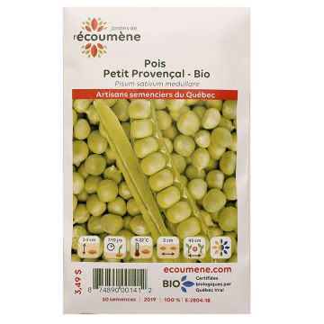 Légumes biologiques  - Pois à écosser petit provençal  