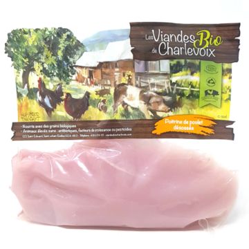 Organic boneless chicken breasts