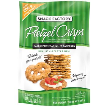 Pretzel crackers - Garlic parmesan