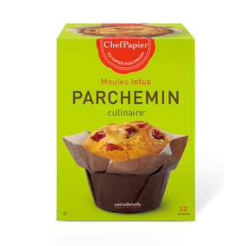 Culinary parchment - Lotus cups