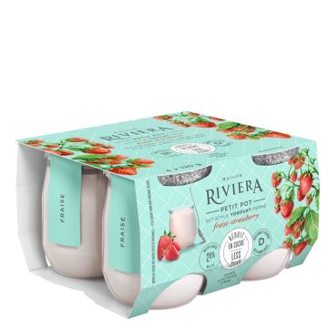 2.8% Strawberry Set-style Yogurt