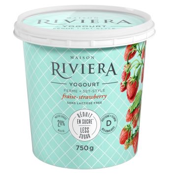 2.8% Strawberry Set-style Yogurt