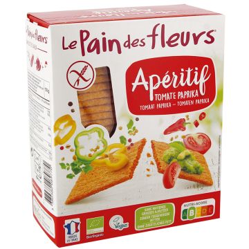 Tartines craquantes biologiques - Apéritif tomate paprika