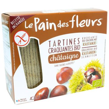 Tartines craquantes à la châtaigne biologiques