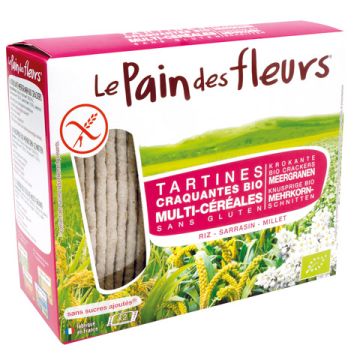 Tartines craquantes multi-céréales biologiques