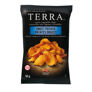 Krinkle Cut Sweet Potato and Sea Salt Chips