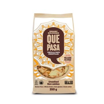 Organic tortilla chips - Unsalted