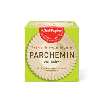 Culinary parchment - Extra large baking cups