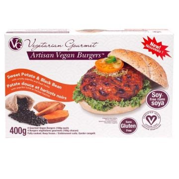 Sweet Potato Black Bean Plant-based Burgers