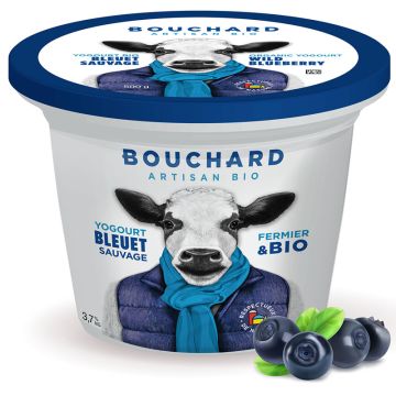 3.7% Organic Farmer Yogurt Wild blueberry