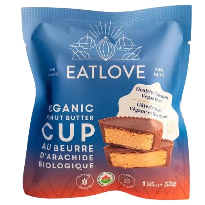 Moule chocolaté au beurre d’arachides biologique, Eatlove Moule chocolaté au beurre d’arachides biologique, Eatlove