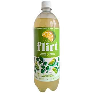 Lime and mint sparkling lemonade − Flirt Lime and mint sparkling lemonade − Flirt