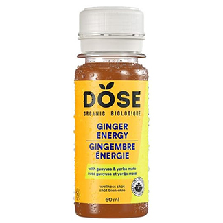 Shot énergie Gingembre lime et guayusa biologiques, de Dose Shot énergie Gingembre lime et guayusa biologiques, de Dose