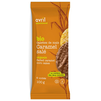 Galettes de maïs au caramel salé biologique, d’Avril sélectionné