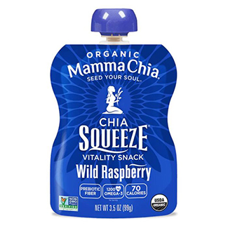 Collation chia framboise sauvage biologique, de Mamma Chia Collation chia framboise sauvage biologique, de Mamma Chia