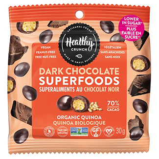 Superaliments au chocolat noir et quinoa biologique, de Healthy Crunch