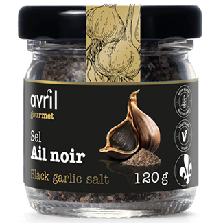 Black garlic salt − Avril Gourmet Black garlic salt − Avril Gourmet