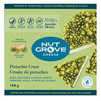 Aged Cashew Cheese With Pistachio Crust – Nut Grove Cheese Aged Cashew Cheese With Pistachio Crust – Nut Grove Cheese