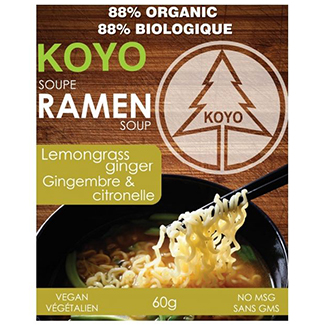 Soupe ramen gingembre et citronnelle, de Koyo