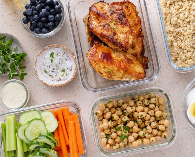 Le meal prep simplifié: trucs et guide à télécharger