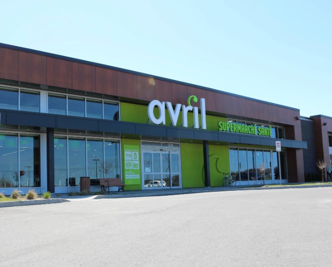 Magasin Avril Lévis façade extérieure