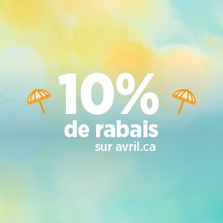 10 % de rabais dès 120 $ d'achats